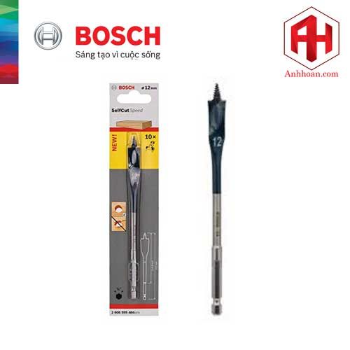 Mũi khoét gỗ đuôi cá Bosch SELFCUT 12x152mm 2608595484