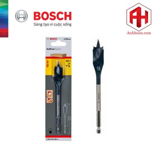Mũi khoét gỗ đuôi cá Bosch SELFCUT 18x152mm 2608595489