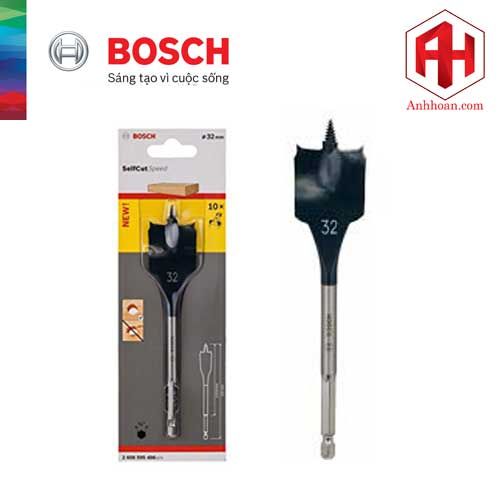 Mũi khoét gỗ đuôi cá Bosch SELFCUT 32x152mm 2608595498