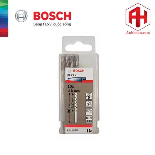 Bosch Mũi khoan INOX HSS-CO Size 1-13mm