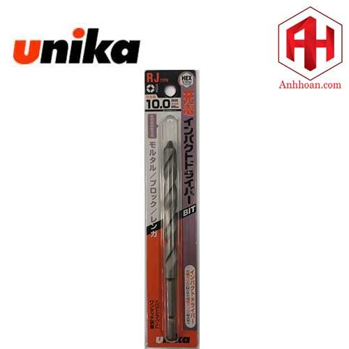 Mũi khoan tường gạch chuôi lục giác Unika RJ10.0mm