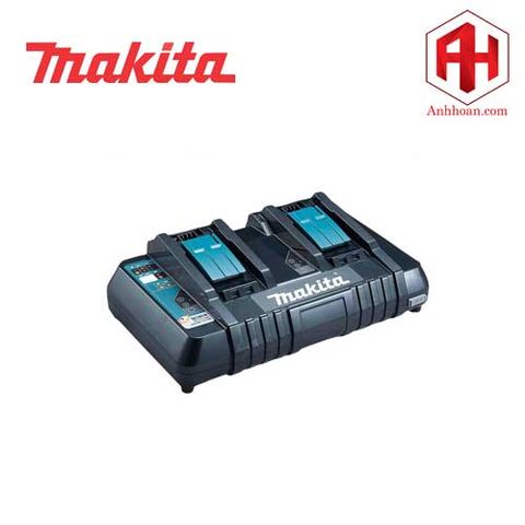 Sạc pin Makita 18V 2 cổng sạc DC18RD (Sạc nhanh)