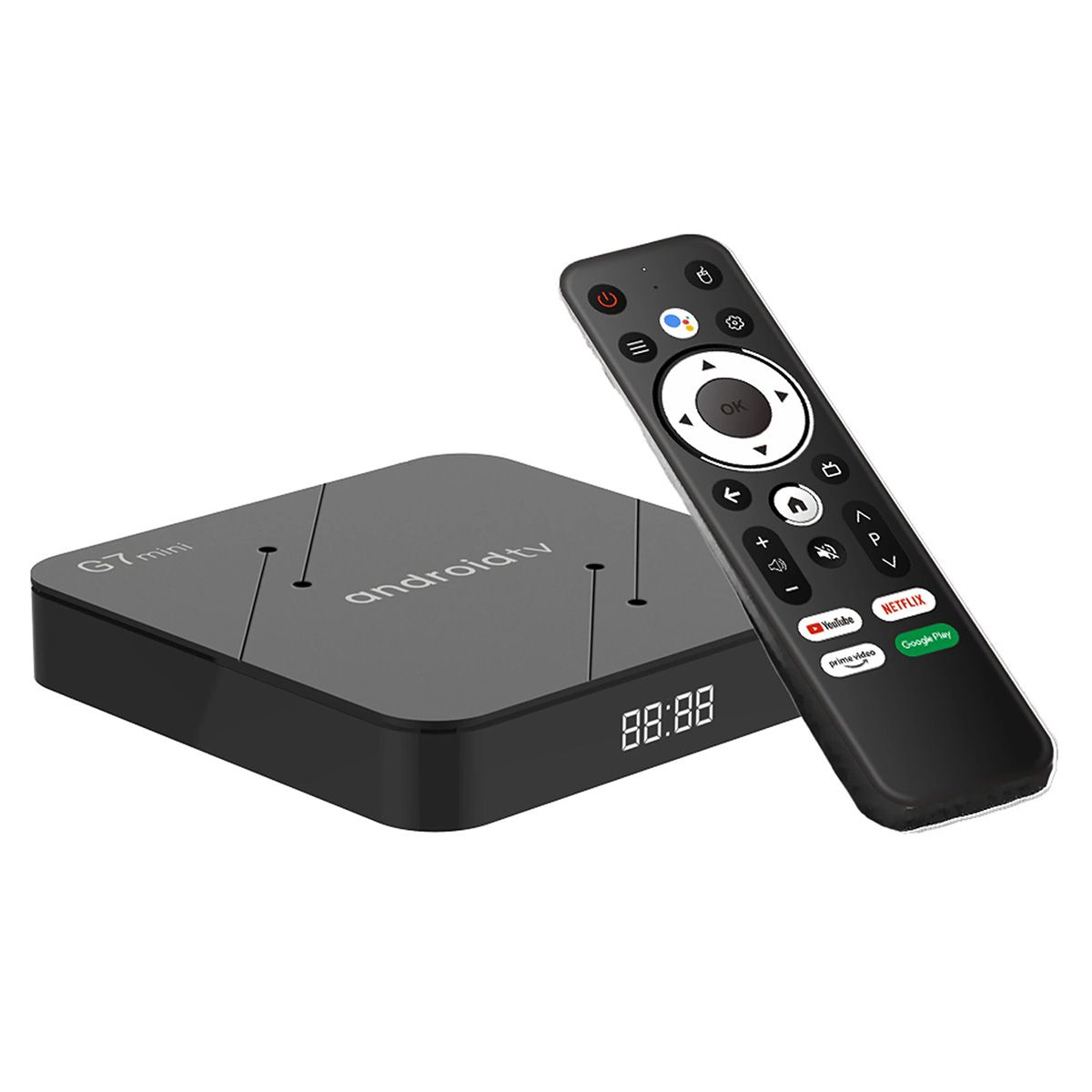 TV Box G7mini Android TV 11 WiFi Bluetooth Điều Khiển Bằng Giọng Nói