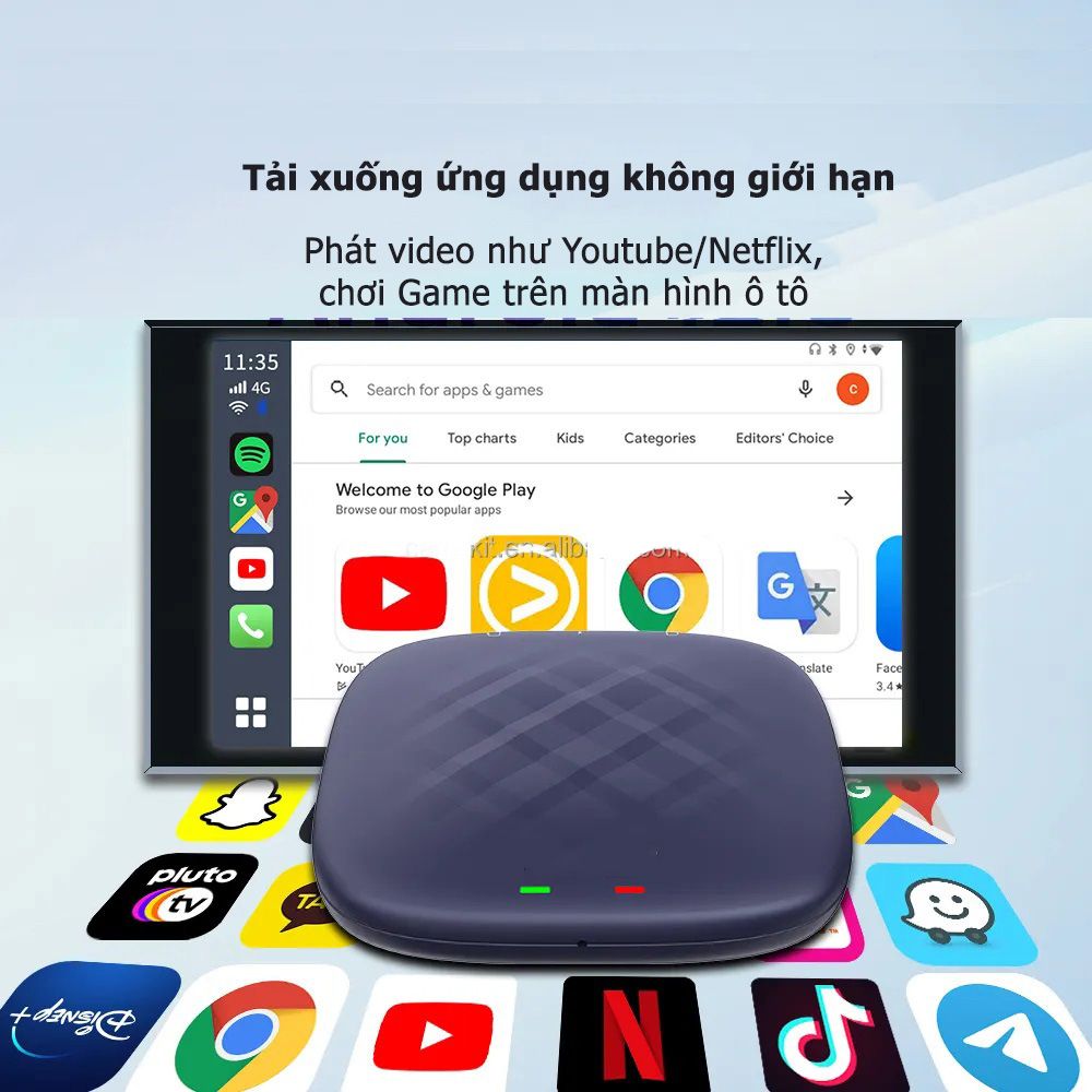 Android box ô tô Carlinkit Tbox Plus Android 13