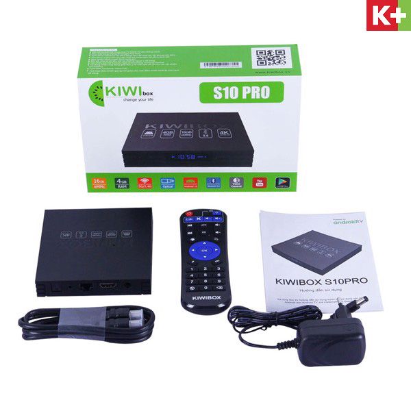 TV Box Kiwi S10 Pro RAM 4G Android 10