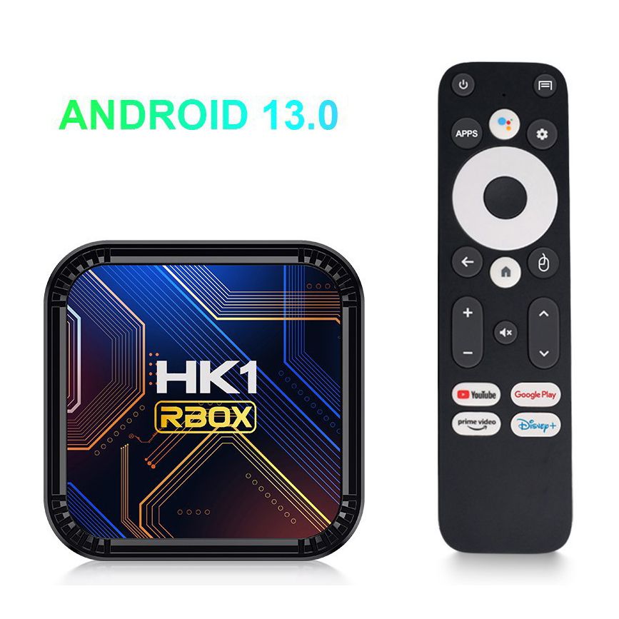 TV Box HK1 RBOX Android 13 Wifi 6 Điều Khiển Giọng Nói