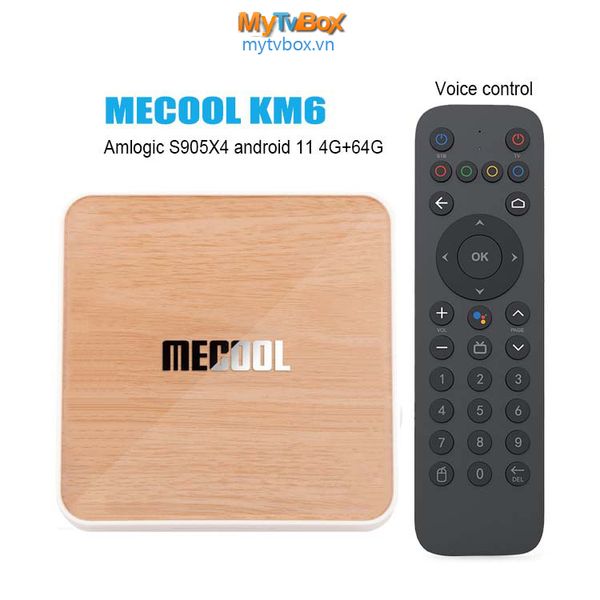 TV BOX MECOOL KM6 Deluxe RAM 4GB/64GB, ROM Android TV 10.0 chính chủ ...