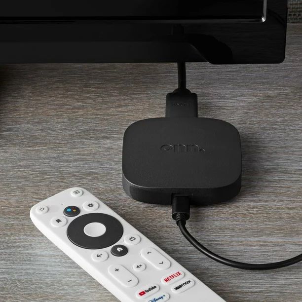 Onn TV Box. Thiết Bị Phát Trực Tuyến Androidtv 10 Điều Khiển Giọng Nói