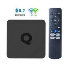 TV Box Q1 Android TV 10 WiFi Bluetooth Điều Khiển Bằng Giọng Nói