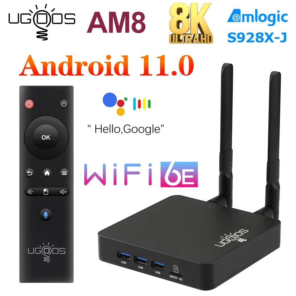 TV Box Ugoos AM8 Amlogic S928X-J