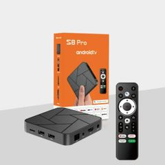 TV Box S8 pro Android TV 11 Điều Khiển Giọng Nói - New 2024