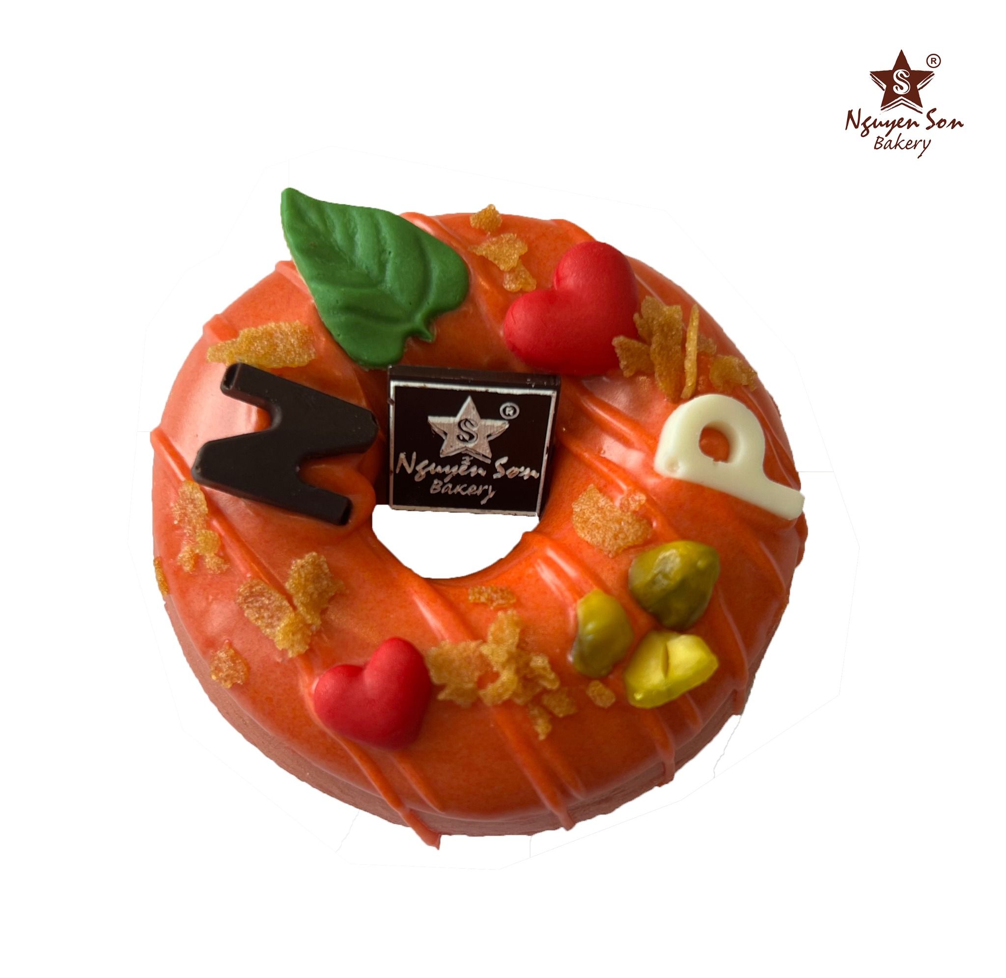 Bánh Donut dâu