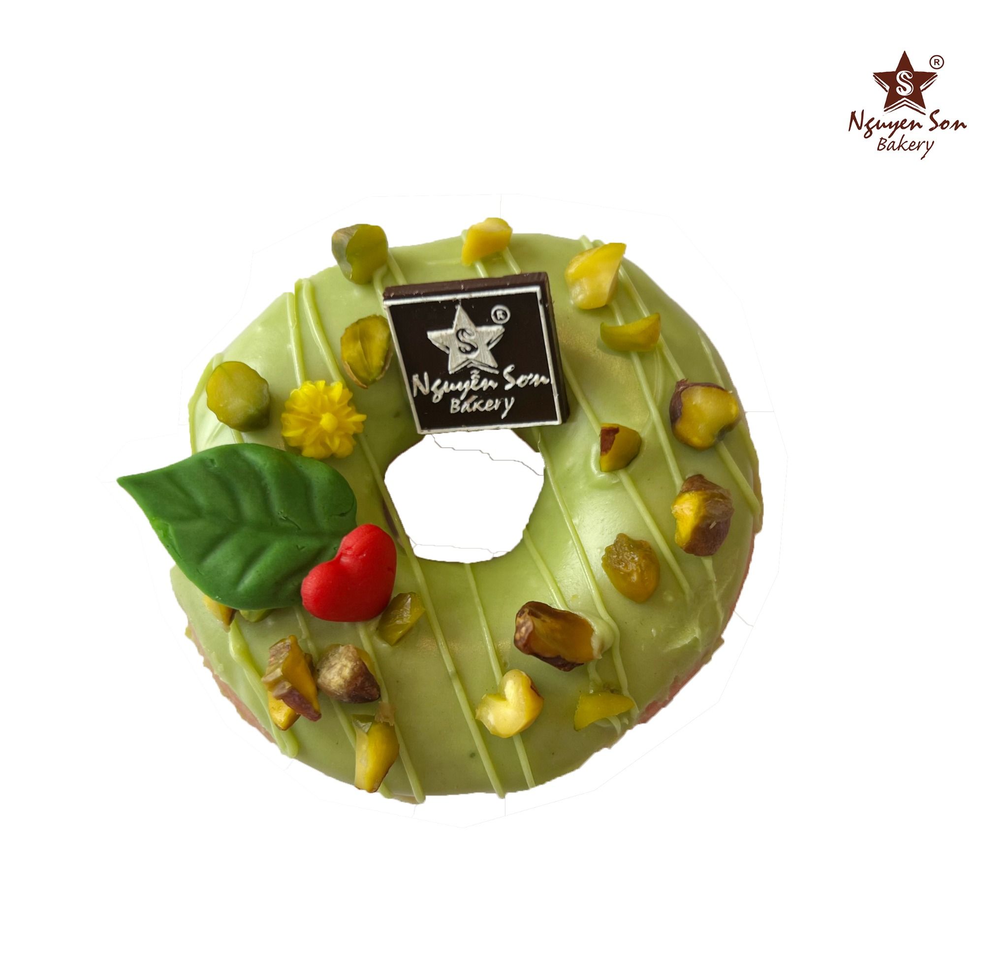 Bánh Donut trà xanh