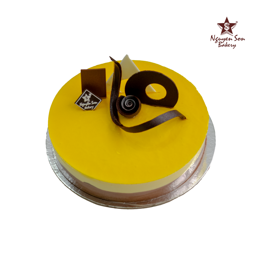  Passion fruit & chocolate cake 