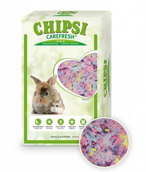 Lót chuồng cho thú nhỏ Chipsi Carefresh 10L