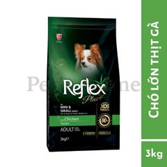 Hạt Reflex [3kg] Thức ăn cho chó con, chó trưởng thành giống chó nhỏ