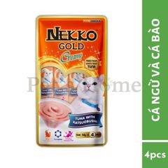 Súp thưởng cho mèo Nekko Gold Creamy 4 tuýp