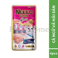 Súp thưởng cho mèo Nekko Gold Creamy 4 tuýp