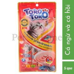 Bánh thưởng dạng số Toro Toro Lickable Treat cho mèo gói 24 hoặc 25 tuýp