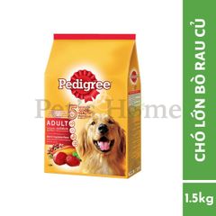 Hạt chó Pedigree thức ăn cho chó lớn - Bò và rau củ