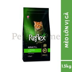 Hạt Reflex Plus kitten, adult cho mèo con, mèo trưởng thành vị gà, cá hồi, hairball, urinary, choosy salmon 1,5kg