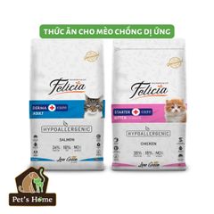 Hạt Felicia Low Grain Kitten [2kg] thức ăn cho mèo con vị Gà Thổ Nhĩ Kỳ