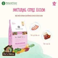 Hạt Natural Core Puppy [1kg, 500g] thức ăn cho chó con hữu cơ vị thịt cừu Hàn Quốc