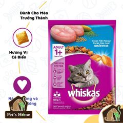 Hạt mèo Whiskas Thái cho mèo con, mèo lớn 400g, 1.2kg