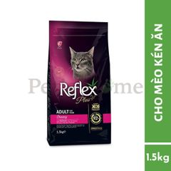 Hạt Reflex Plus kitten, adult cho mèo con, mèo trưởng thành vị gà, cá hồi, hairball, urinary, choosy salmon 1,5kg