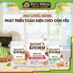 Hạt ANF [2kg] Nature's Kitchen cho chó hỗ trợ da lông, tăng miễn dịch, tiêu hóa Hàn Quốc