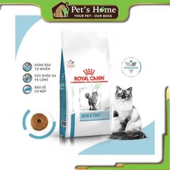 Hạt Royal Canin Skin & Coat hỗ trợ mèo bị viêm da và rụng lông 1,5kg