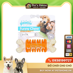 Pawise Play Dog - Đồ chơi xương làm sạch răng Funny Chew