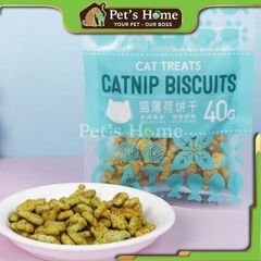 Bánh thưởng cho mèo Catnip Biscuits 40g