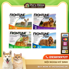 Thuốc nhỏ gáy trị ve rận cho mèo Frontline Plus