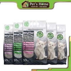 Cát vệ sinh cho mèo Kitty Max cát đất sét 100% Bentonite thấm hút vượt trội và khử mùi tối ưu 10L