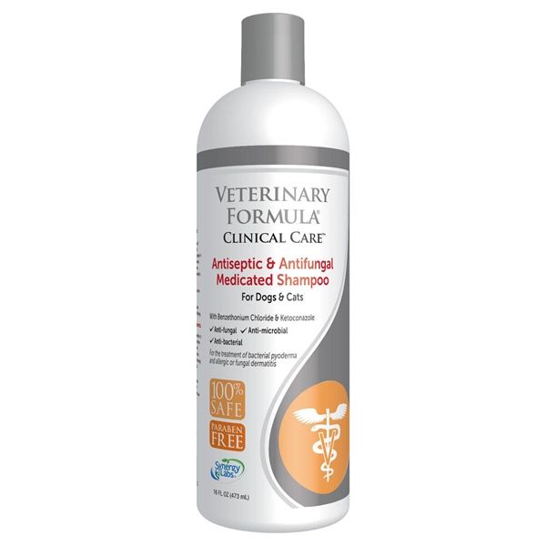 SynergyLabs Veterinary Formula Antiseptic & Antifungal Medicated Shampoo 16oz
