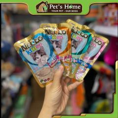 Pate mèo Nekko cho mèo con kitten đủ vị gói 70g