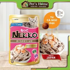 Pate mèo Nekko cho mèo mọi lứa tuổi dạng thạch Jelly gói 70g