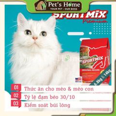 Hạt Sportmix [1kg chiết] thức ăn cho mèo cân bằng dinh dưỡng mọi lứa tuổi Mỹ