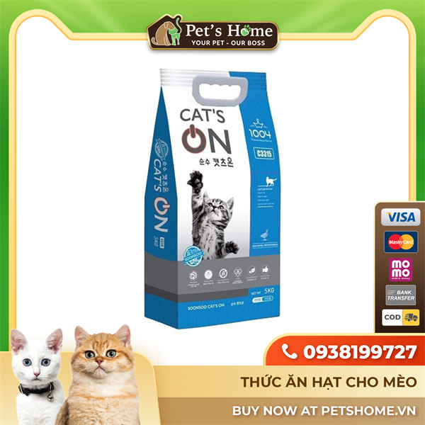 Thức ăn hạt cho mèo Cat's On