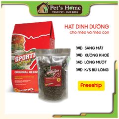 Hạt Sportmix [1kg chiết] thức ăn cho mèo cân bằng dinh dưỡng mọi lứa tuổi Mỹ