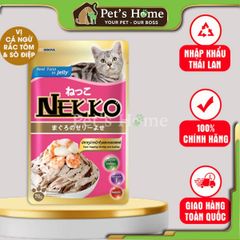 Pate mèo Nekko cho mèo mọi lứa tuổi dạng thạch Jelly gói 70g