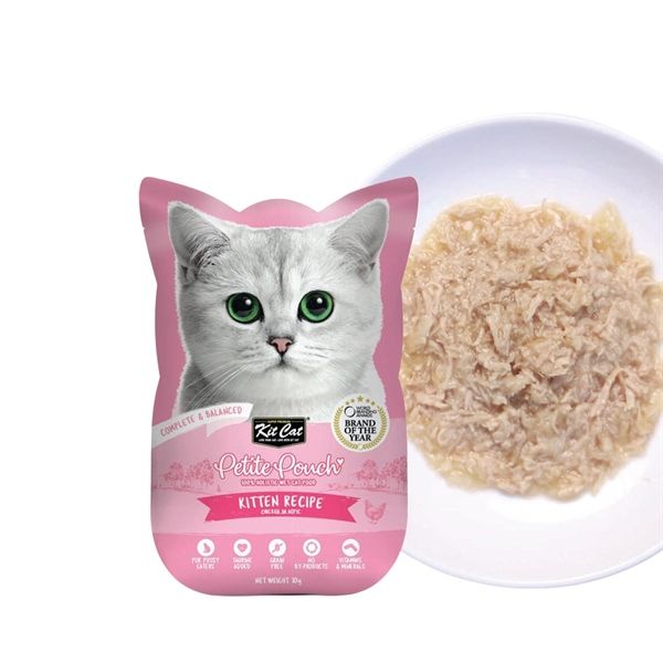 Pate Kit Cat Petite Pouch cho mèo gói singapore 70g