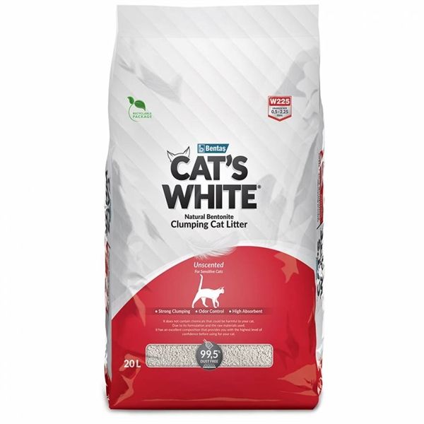 Cát vệ sinh cho mèo Cat's White 20L