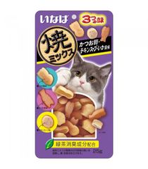 Bánh thưởng cho mèo Inaba Soft Bits - Cá ngừ và gà 25g