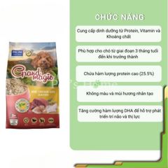 Hạt Grandmagic 1kg thức ăn cho chó Việt Nam xuất khẩu