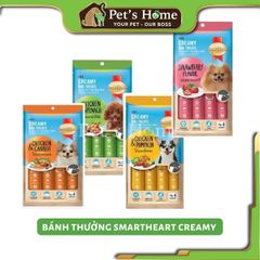 Bánh thưởng SmartHeart Creamy - Bánh thưởng dạng soup cho chó 4x15g