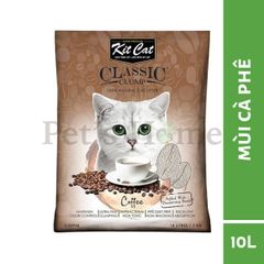 Cát sỏi vón cục Kit Cat Bentonite - cát vệ sinh cho mèo 10L