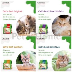 Cát gỗ Cat's Best cát hữu cơ vệ sinh cho mèo 10L, 30L