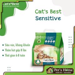 Cát gỗ Cat's Best cát hữu cơ vệ sinh cho mèo Sensitive 8L, 20L